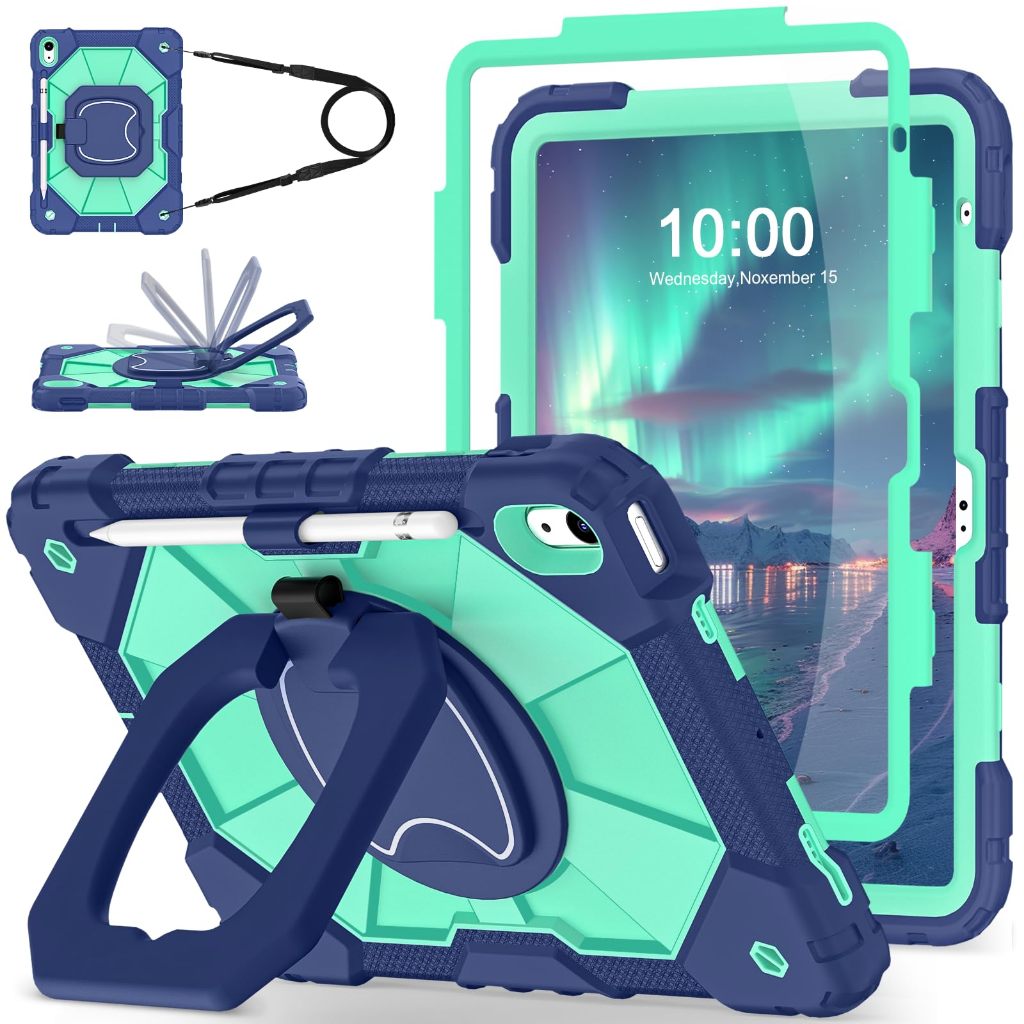 NEOMIXX เคสแท็บเล็ตสําหรับ Apple iPad (A16) 11th/10th/9th/8th/7th/6th/5th Generation 11/10.9/10.2/9.7" นิ้ว, เคส iPad Mini, iPad Air 13"/11" ฝาครอบ Pro/10.9"