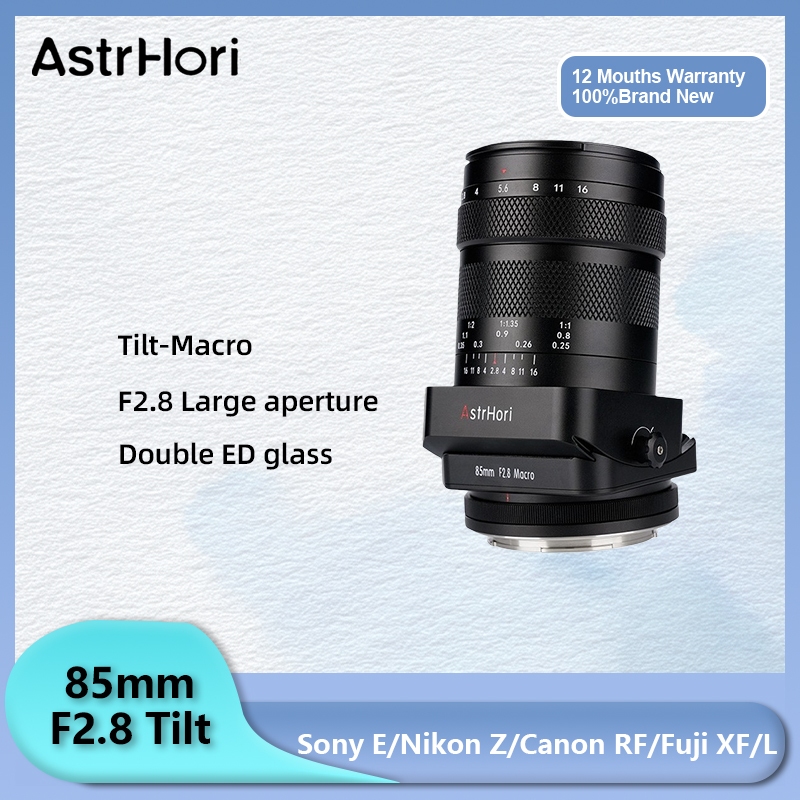 Astrhori 85mm f2.8 เลนส์มาโคร 85 มม. F2.8 สําหรับ Sony E Nikon Z Fuji X Canon EOS R RF L mount