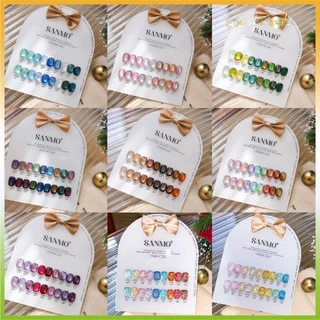 🇹🇭ตัวเลือก 12 ตัว🇹🇭🇹🇭 ชุดแต่งเล็บ 9 สี (กาวตาแมวลูกแก้ว กาวเพชร)✅นาฬิกาเพ้นท์ฟรี สีฮิตฮิต