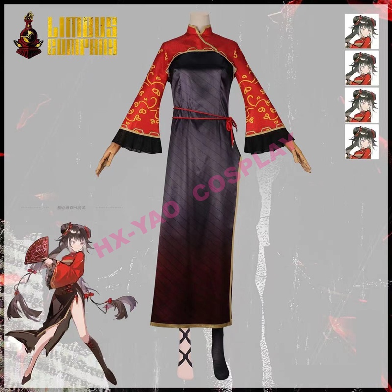 【HX-YAO】Limbus Company cosplay game costume Jia Xichun เครื่องแต่งกายสำหรับการแสดงคอสเพลย์