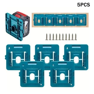 1-5Pcs แบตเตอรี่สําหรับ Dewalt/Makita/Milkwakee/DAYI/OSUKA 18V แบตเตอรี่, Wall Mount แบตเตอรี่จัดเก็บสําหรับ BL1830 BL1840 สําหรับ Work Van,ชั้นวาง,Toolbo