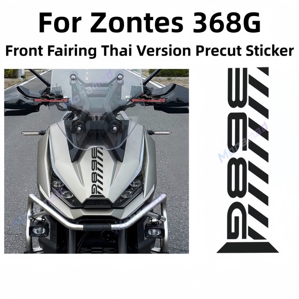Zontes 368G Front Fairing Thai Version Precut Sticker – รูปลอกรถจักรยานยนต์กันน้ําและป้องกันรอยขีดข่