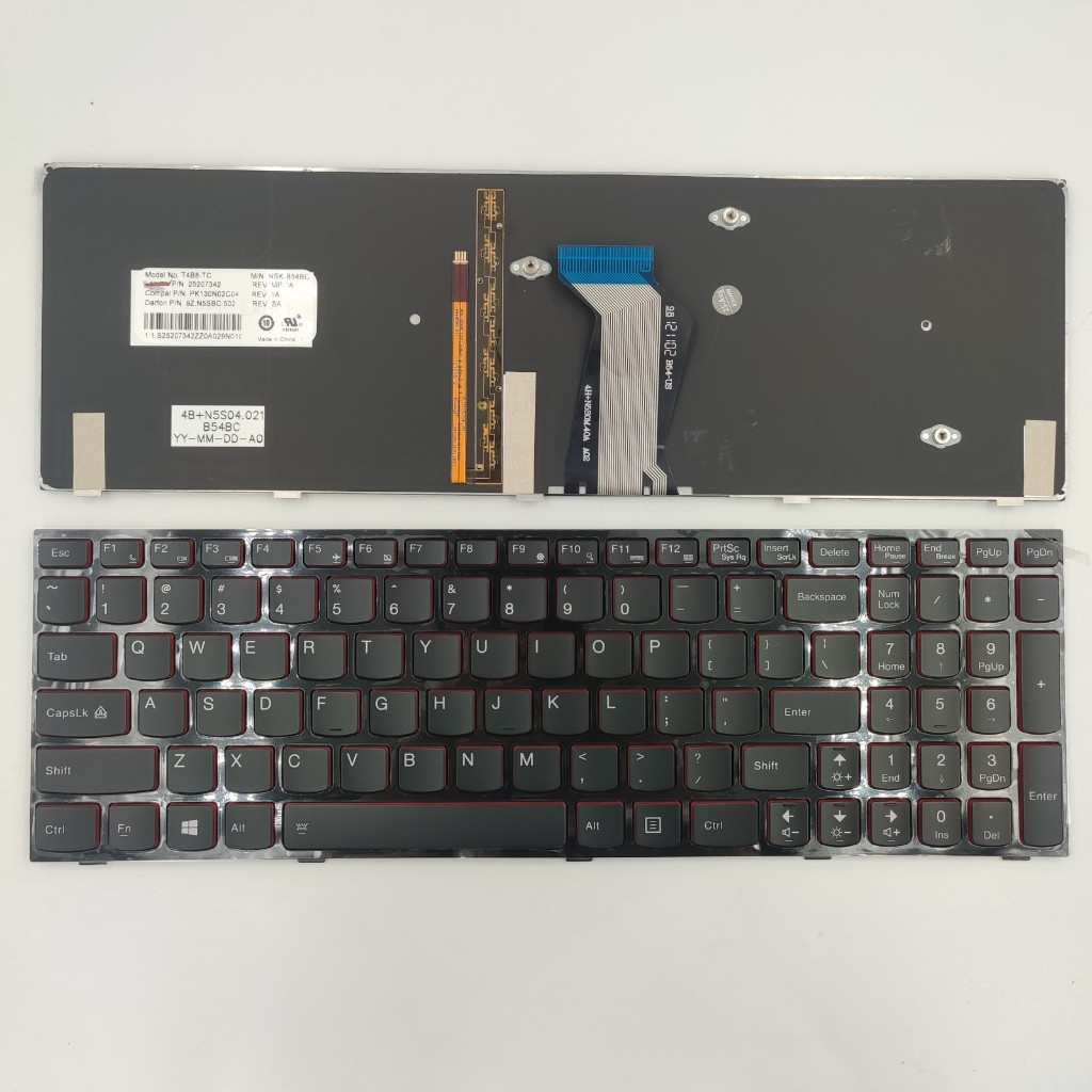 รูปแบบสหรัฐสําหรับ Lenovo Y500 Y500N Y500NT Y510 Y510P Y590 Y590N แป้นพิมพ์แล็ปท็อป