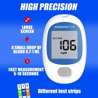 ACCU 3in1 Blood Glucose Monitor โรคเบาหวาน Gout อุปกรณ์พร้อมแถบทดสอบ & Lancets MultiFunction เลือด Ketone Uric กรดอุปกรณ์ทดสอบ
