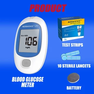 ACCU 3in1 Blood Glucose Monitor โรคเบาหวาน Gout อุปกรณ์พร้อมแถบทดสอบ & Lancets MultiFunction เลือด Ketone Uric กรดอุปกรณ์ทดสอบ