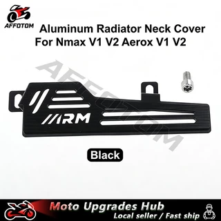 AFFOTOM หม้อน้ํารถจักรยานยนต์คอ Full CNC Alloy หนาสําหรับ AEROX V1 V2 & NMAX V1 V2