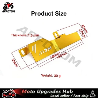 AFFOTOM หม้อน้ํารถจักรยานยนต์คอ Full CNC Alloy หนาสําหรับ AEROX V1 V2 & NMAX V1 V2