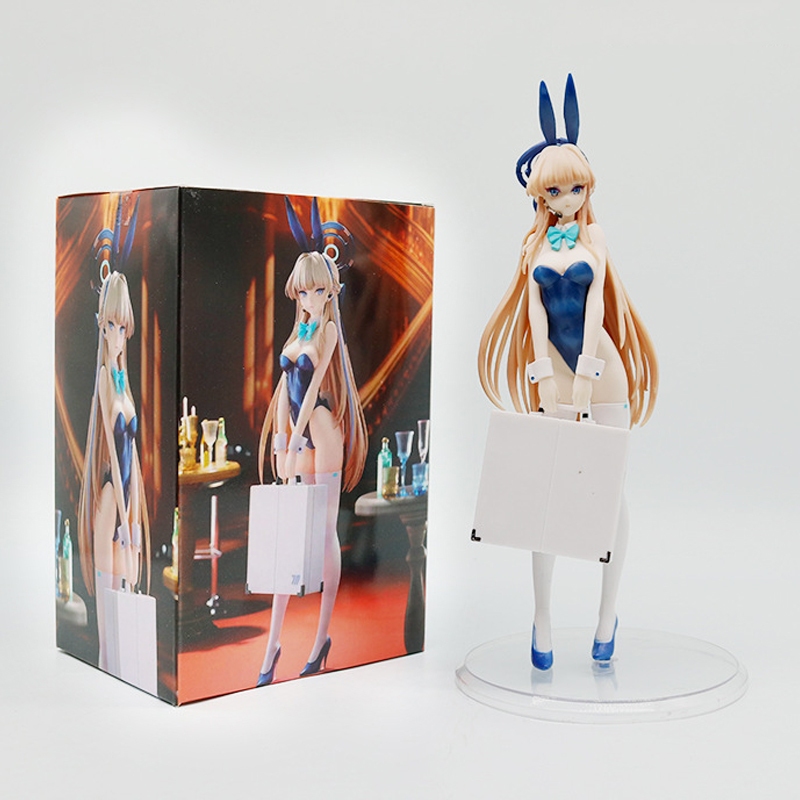 22.5ซม. การ์ตูนอนิเมะ Blue Archive Ichinose Asuna Bunny Girl ver. Pretty Girl PVC Action Figures รุ่น Desktop Collection ตกแต่งตุ๊กตาของเล่น