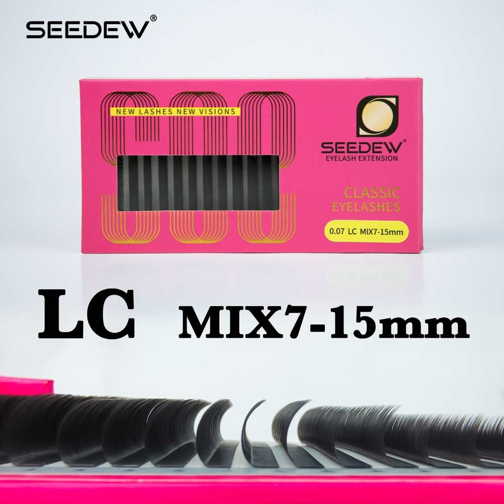 SEEDEW 0.07 LC Curl ขนตาคลาสสิก Fox Soft ขนตาธรรมชาติ