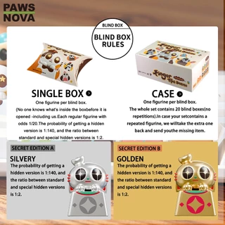 PAWSNOVA Doshii Cat กล่องสุ่มคีย์แคปแมว สำหรับคีย์บอร์ด Mechanical ปุ่มแต่งสายสะสม
