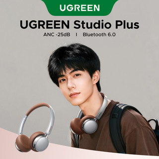 【NEW】UGREEN Studio Plus Earpods Bluetooth Ultra-Long 85-Hour Battery Life ANC Noise Cancelling Headset bluetooth 6.0  Low Latency With Microphone Support Calls