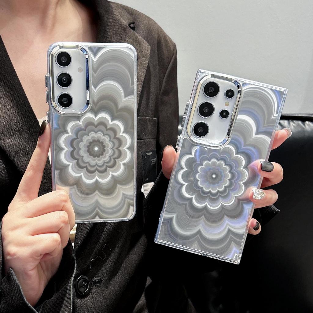 Phantom Shifting ดอกไม้เคสโทรศัพท์สําหรับ Samsung Galaxy S26 Ultra/S25 Ultra/S24/S23/S22/A57/A56/A55/A54/A16/A17/A37  แฟชั่นสไตล์ใหม่ปลอกกันกระแทก