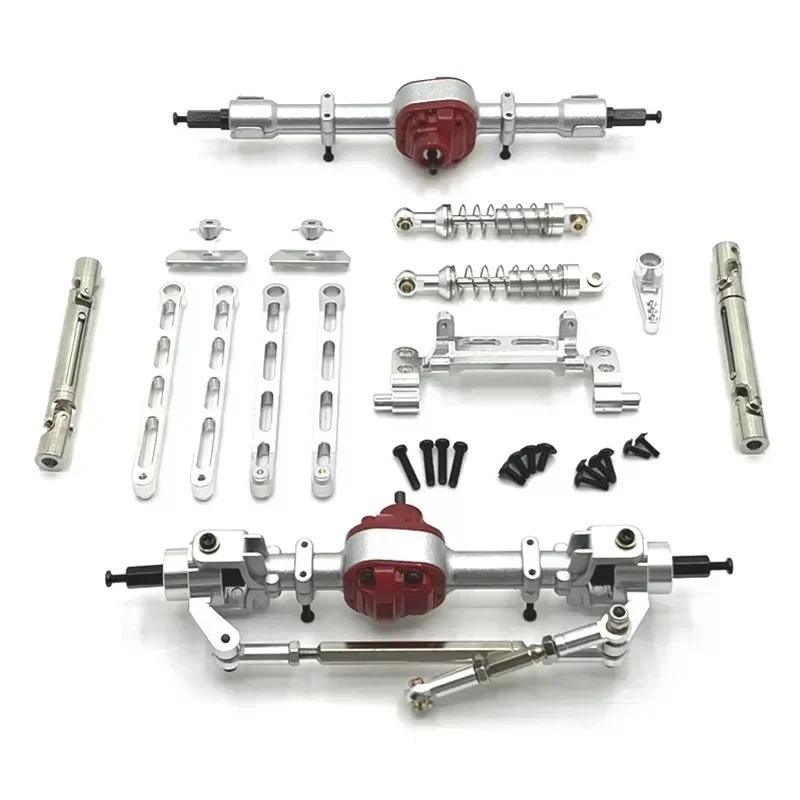StarshipRC MN รุ่นโลหะ OP อะไหล่สําหรับ 1/12 MN82 MN82 PRO MN82S MN82T LC79 MN78 รีโมทคอนโทรลรถอะไหล่โลหะอัพเกรดด้านหน้าและด้านหลังชุดประกอบ