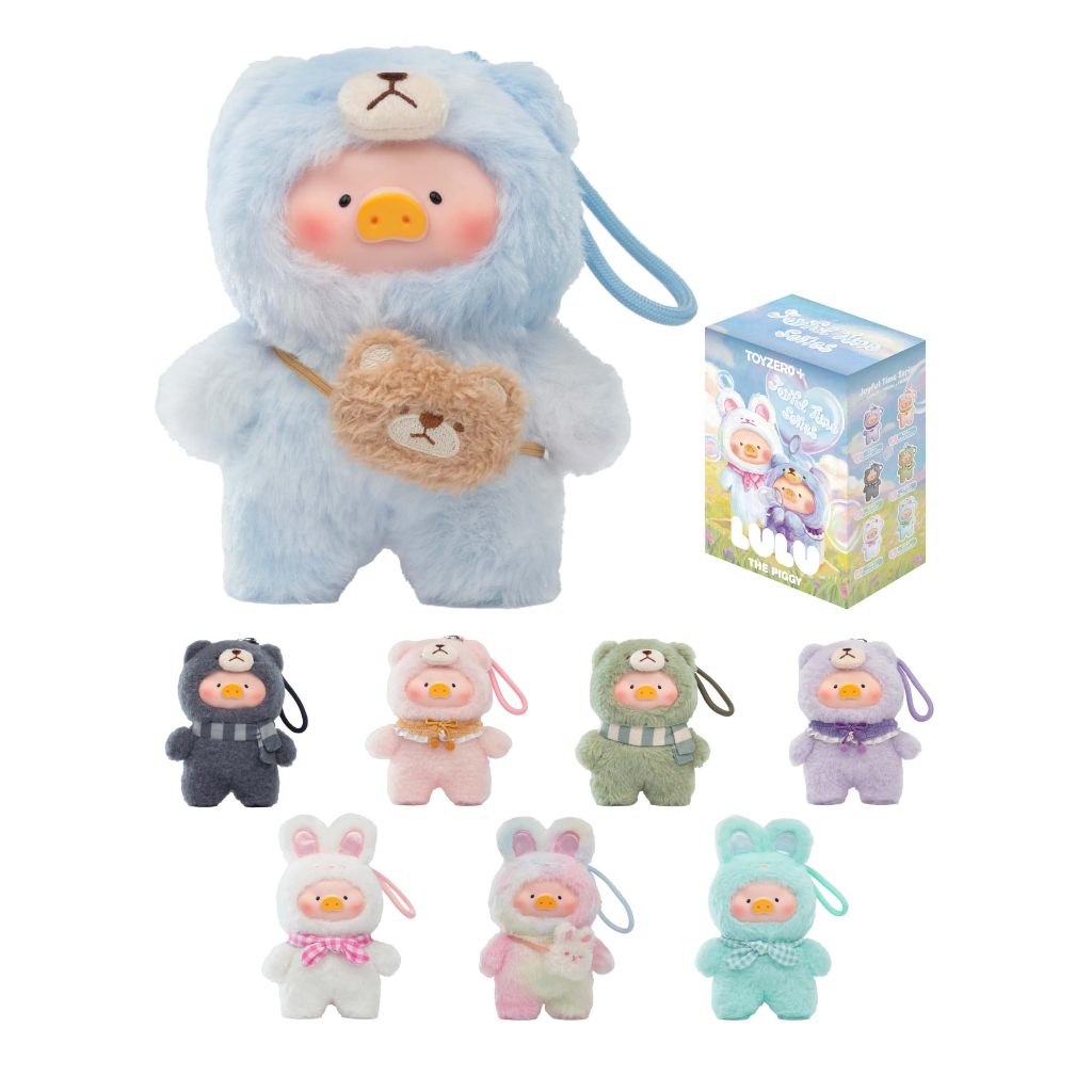 Original TOYZEROPLUS ตุ๊กตาหมี Lulu Piglet Mystery Box, Lulu Piglet v2 Happy Time Series Piglet Plus