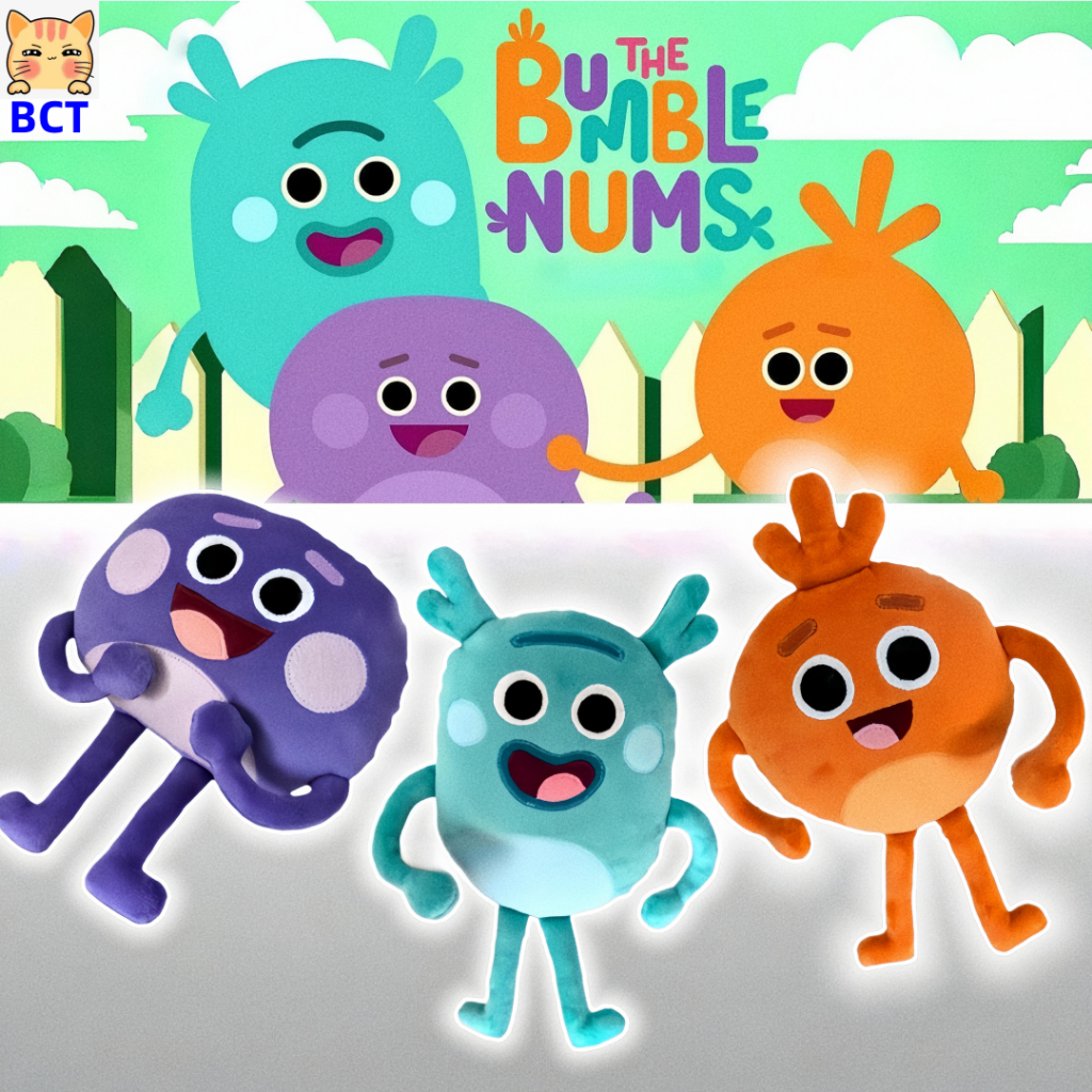 BCT✨The Bumble Nums Plushie✨Grumble Bumble Nums ของเล่นตุ๊กตาสนุกการ์ตูน Plushie ตุ๊กตานุ่มที่เต็มไปด้วยหมอน Plushy ของเล่นเด็กของขวัญ