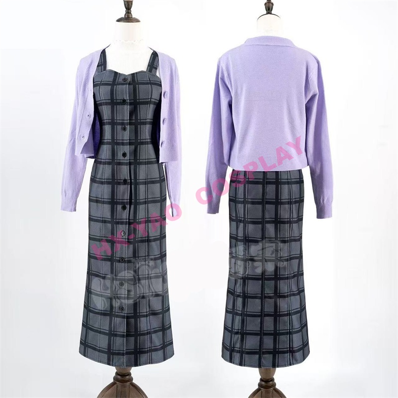 【HX-YAO】Asahina Mafuyu สไตล์ถักนิตติ้ง cosplay costumes PJSK Nightcord at 25:00 คอสเพลย์ชุดอนิเมะ