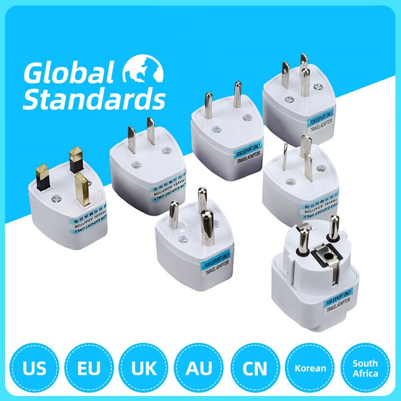 จัดส่งที่รวดเร็ว อะแดปเตอร์การเดินทางสากล UK/US/EU/CHINA/AU/DE ออสเตรเลียอินโดนีเซียเกาหลีอินเดียยุโรปจีนญี่ปุ่นตัวแปลงพลังงาน – โปรปัง