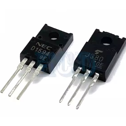 สวิตช์บ้าน D1594 5PCS 2SD1594 2SJ380 J380 TO-220F yna8