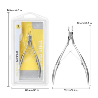 BORN PRETTY Cuticle Nippers เล็บหนังกําพร้ากรรไกร Clippers Trimmer Dead Skin Remover Pedicure เครื่องตัดสแตนเลสเครื่องมือ