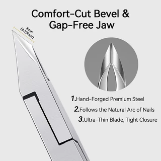 BORN PRETTY Cuticle Nippers เล็บหนังกําพร้ากรรไกร Clippers Trimmer Dead Skin Remover Pedicure เครื่องตัดสแตนเลสเครื่องมือ