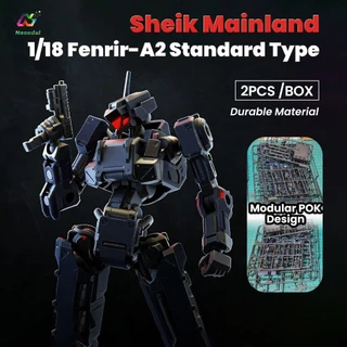 Sheik แผ่นดินใหญ่ 1/18 3MIN-A Series Fenrir-A2 Standard Type Model Kit - 2 ชุด (สีเดียวกัน) ใน 1 กล่อง Modular POK Semi-Skeleton(ไม่มีลําตัว) สําหรับรุ่น Hobby Display & Collection