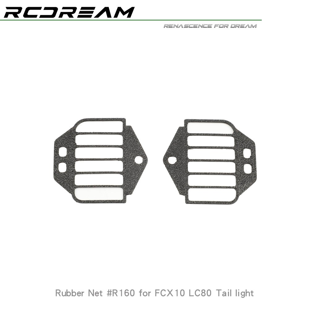 Rcdream จําลองไฟท้ายรถป้องกันสุทธิสําหรับ 1/10 FCX10 LC80 RC รุ่นรถ Crawler อัพเกรดการปรับเปลี่ยนอุป
