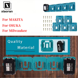 1-5Pcs แบตเตอรี่สําหรับ Dewalt/Makita/Milkwakee/DAYI/OSUKA 18V แบตเตอรี่, Wall Mount แบตเตอรี่จัดเก็บสําหรับ BL1830 BL1840 สําหรับ Work Van,ชั้นวาง,Toolbo