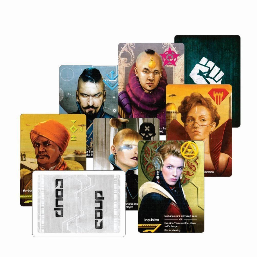 Coup Board Games Card Games Indoor Activity Indoor Game Strategy Game Ready Stock Board Games ราคา ถูกที่สุด ดีลบีเคเค แกลเลอรีภาพที่ 5