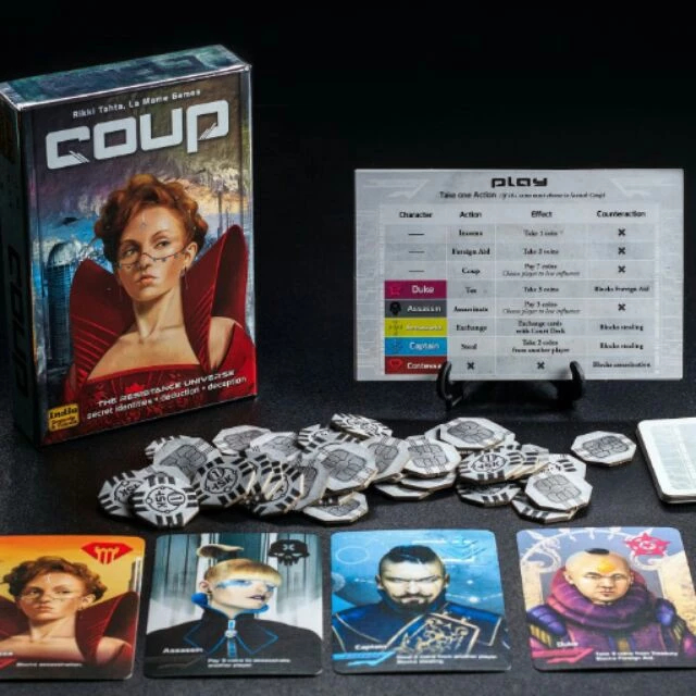 Coup Board Games Card Games Indoor Activity Indoor Game Strategy Game Ready Stock Board Games ราคา ถูกที่สุด ดีลบีเคเค แกลเลอรีภาพที่ 6