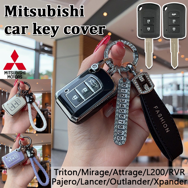 เคสกุญแจรถ Mitsubishi Triton/Mirage/Attrage ปลอกกุญแจ Triton เคสกุญแจรีโมท Mirage พวงกุญแจ Attrage