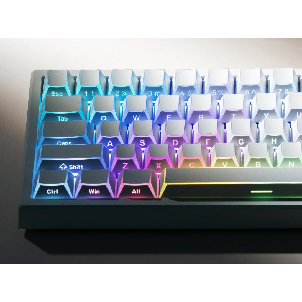 Womier มังงะสีขาวด้านข้างพิมพ์ Keycaps 122 คีย์ PBT Shine ผ่านโปรไฟล์เชอร์รี่ Keycap ชุดสําหรับ MX Switches คีย์บอร์ดเครื่องกล