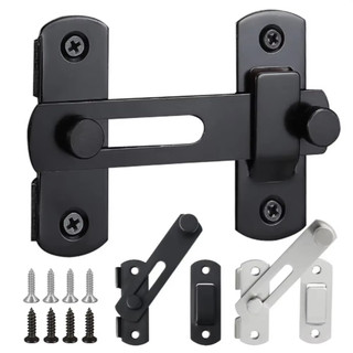 Door Latch Doors Lock 90 Degree Right Angle Door Latch Buckle Hasp Sliding Lock Barrel Bolt Hardware Safety Door Bolt