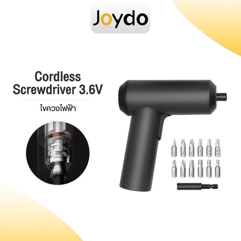 Xiaomi Mijia Cordless Screwdriver 3.6V ไขควงไฟฟ้า ไขควง ไขขวงไฟฟ้าไร้สาย แบตเตอรี่ความจุสูง 2,000 mAh ชุดไขควง พอร์ตชาร์จ Type-C