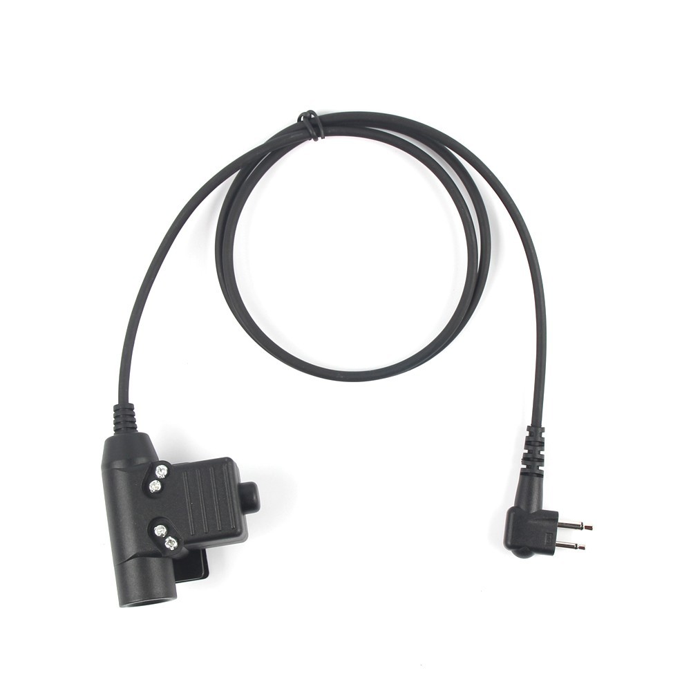 วิทยุอะแดปเตอร์ชุดหูฟังยุทธวิธี MT U94 PTT สําหรับ Motorola CP88, GP350, HYT TC300, PUXING PX-508U, 