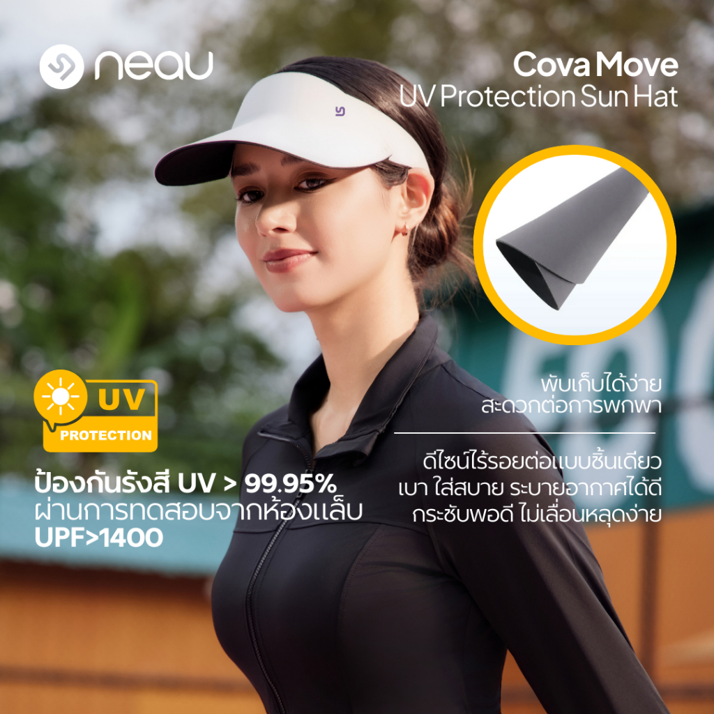 ของแถม ห้ามกดสั่งซื้อ /  (6-11 มีนา) สั่งซื้อเสื้อเชิ้ตกันแดด NEAU Redefine แถม NEAU Cova Move หมวกก