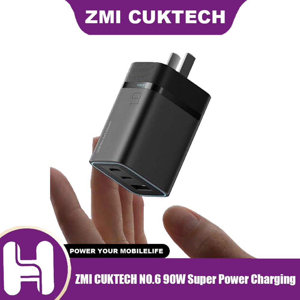 ZMI CUKTECH NO.6 90W ชาร์จเร็วสุด Mini GaN Charger 90W Fast Charger