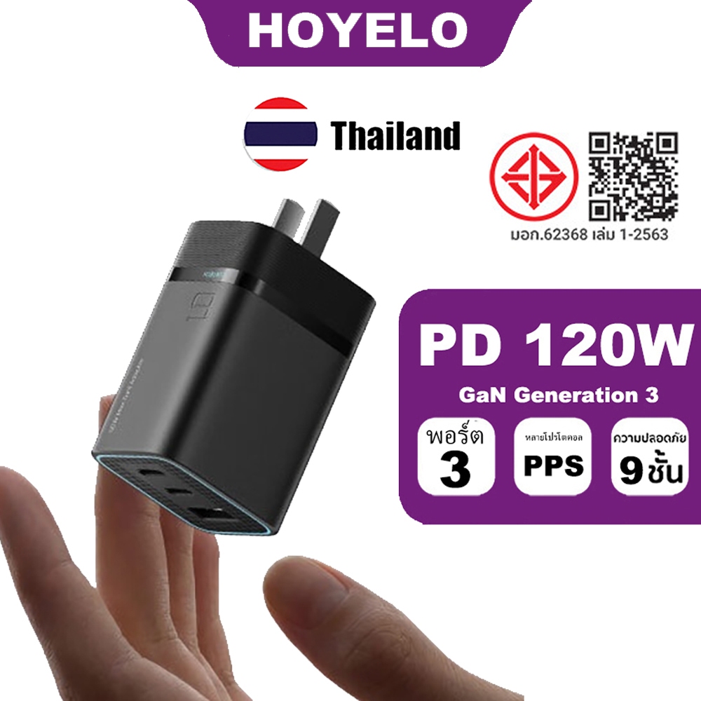 CUKTECH NO.6 90W ชาร์จเร็วสุด Mini GaN Charger 90W Fast Charger
