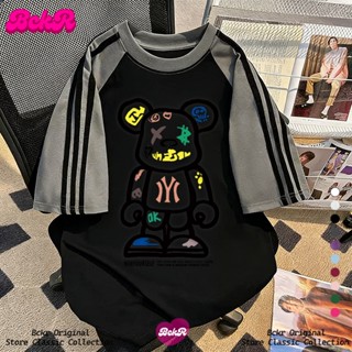 【จัดส่งตลอด 24 ชั่วโมง】🔥BCKR ลายสามแถบ ดีไซน์ตัดสี เฉพาะกลุ่…