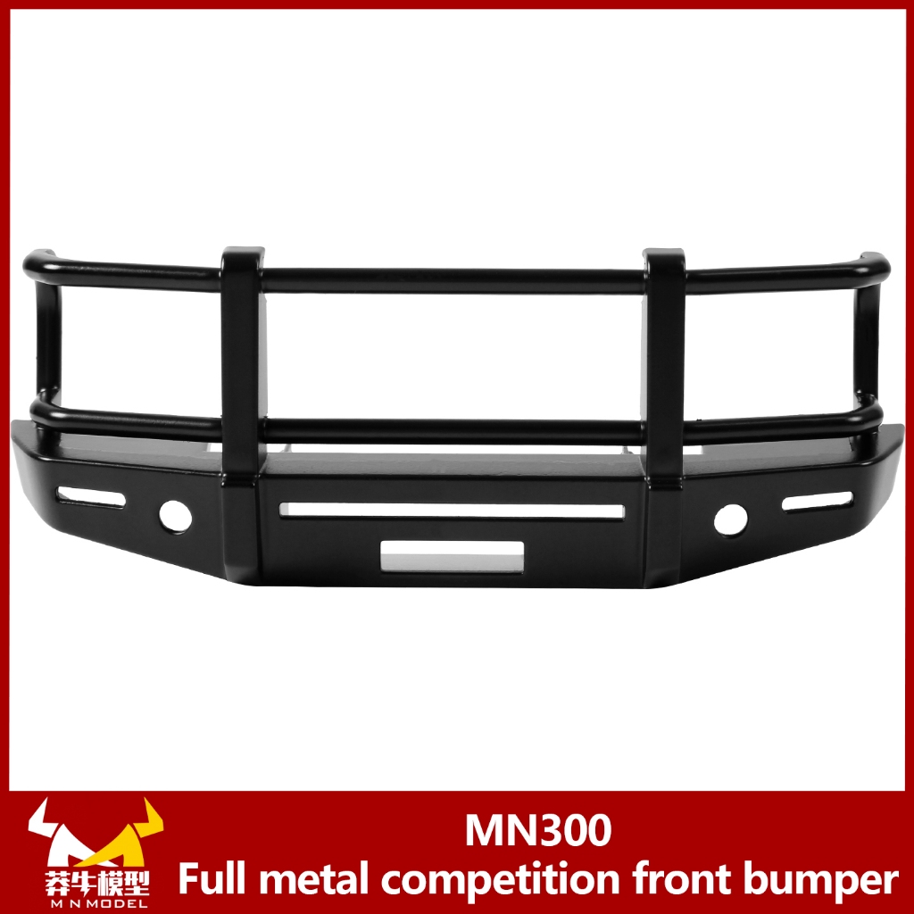 ZenithRC MN300 โลหะเต็มรูปแบบการแข่งขันกันชนหน้า Bull Bar อะไหล่อัพเกรดสําหรับ MN รุ่น 1/12 RC Crawler รถบรรทุกถังอุปกรณ์เสริม