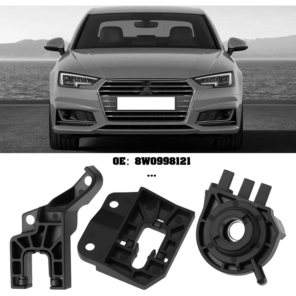ขายึดไฟหน้า Fit สําหรับ Audi A4 B9 2015-2025 8W0998121 8W0998122