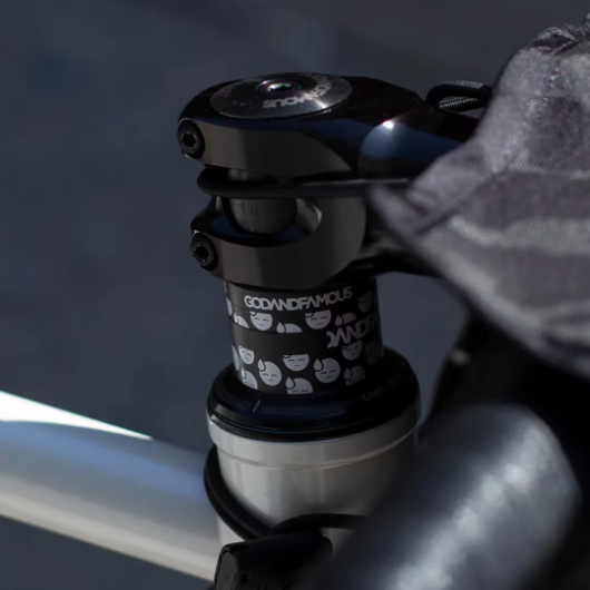 GODANDFAMOUS Fixed Gear Fixed โครงยึดที่นั่งและแผ่นคาร์บอนไฟเบอร์