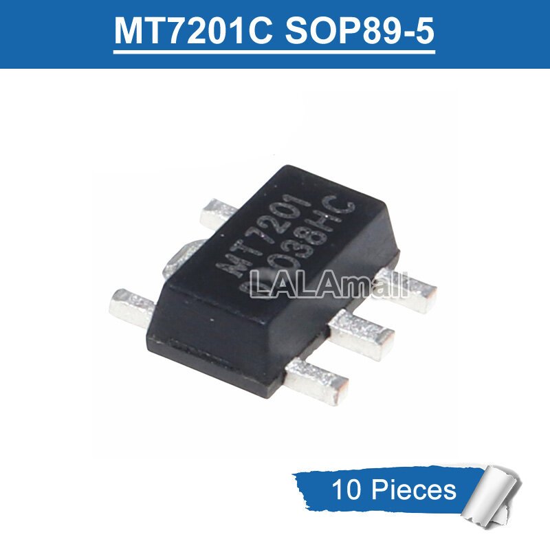10pcs MT7201 SOT-89 MT7201C SOT89-5 SMD 1A LED Driver ชิป IC ใหม่เดิม