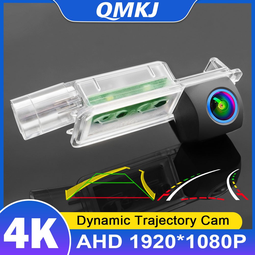 ใบอนุญาต Plat Track เลนส์สีฟ้า 1920x1080P AHD รถด้านหลังย้อนกลับกล้องสําหรับกอล์ฟ 6/7 Passat CC B7/B