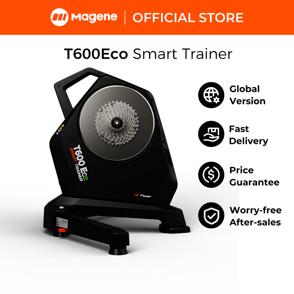 Magene T600 Eco Bike Smart Trainer: แทรกเกอร์ฝึกขี่จักรยานสมาร์ท พร้อมมอเตอร์แม่เหล็กถาวรสัญญาณซิงโค