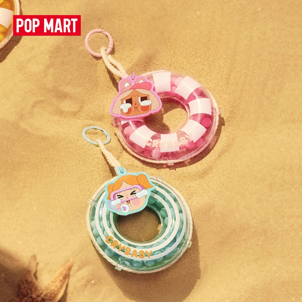 POP MART CRYBABY Vacation Mode On Series-Pendant Blind Box Action Toys Figure Birthday Gift Kid Toy（whole set）