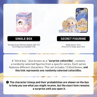 POP MART HACIPUPU Whispers of My World Series Figures Blind Box Action Toys Figure Birthday Gift Kid Toy