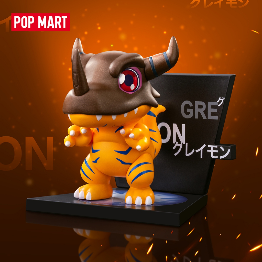 POP MART Digimon Adventure Fridge Magnet Series Figures Blind Box Action Toys Figure Birthday Gift Kid Toy
