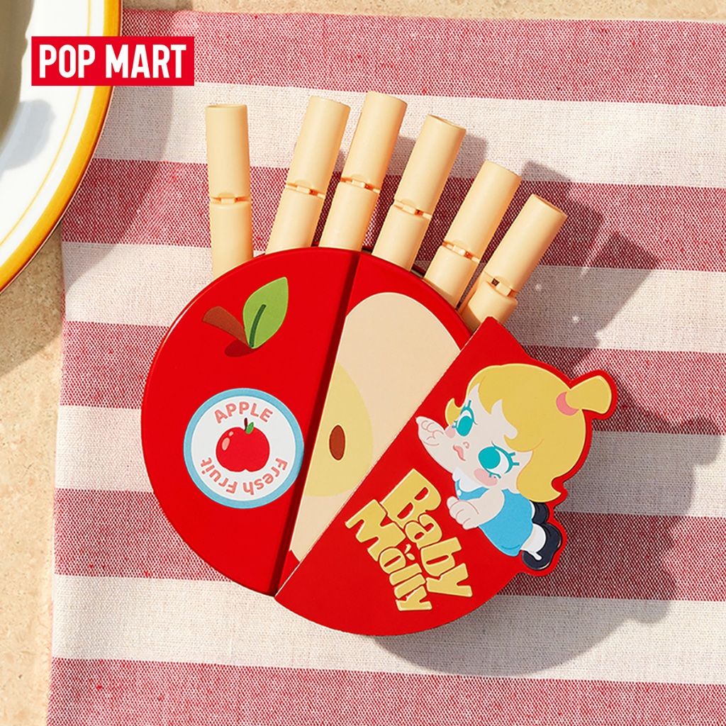 POP MART Baby Molly Fruity Aroma Series-Magnetic Sealing Clip Storage Box Set