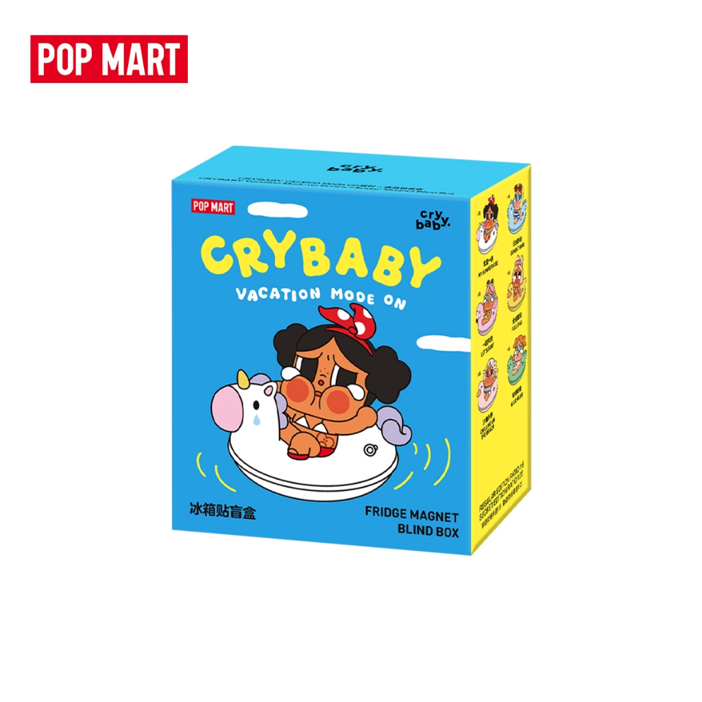 POP MART CRYBABY Vacation Mode On Series-Fridge Magnet Blind Box ราคา ถูกที่สุด ดีลบีเคเค แกลเลอรีภาพที่ 8
