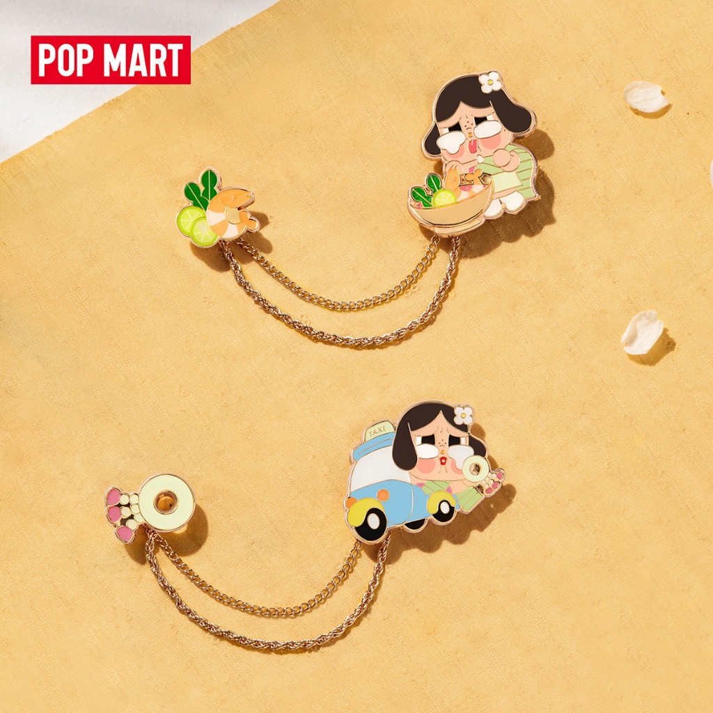 POP MART CRYBABY HELLO THAILAND SERIES-Badge Blind Box（whole set）